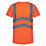 Regatta Pro Short Sleeve Hi-Vis T-Shirt Orange / Navy XX Large 50" Chest