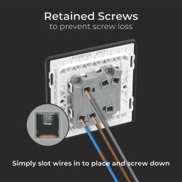 British General Evolve 20 A  16AX 2-Gang 2-Way Light Switch  Matt Black with Black Inserts