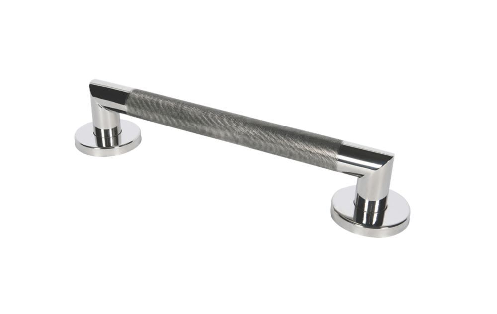 Rothley Angled Household Grab Rail Stainless Steel 305mm Screwfix