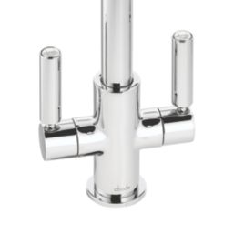 Abode Globe Quad Dual-Lever Mono Mixer Kitchen Tap Chrome