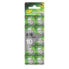 GP Batteries LR44 1.5V Button Cell Alkaline Batteries 10 Pack