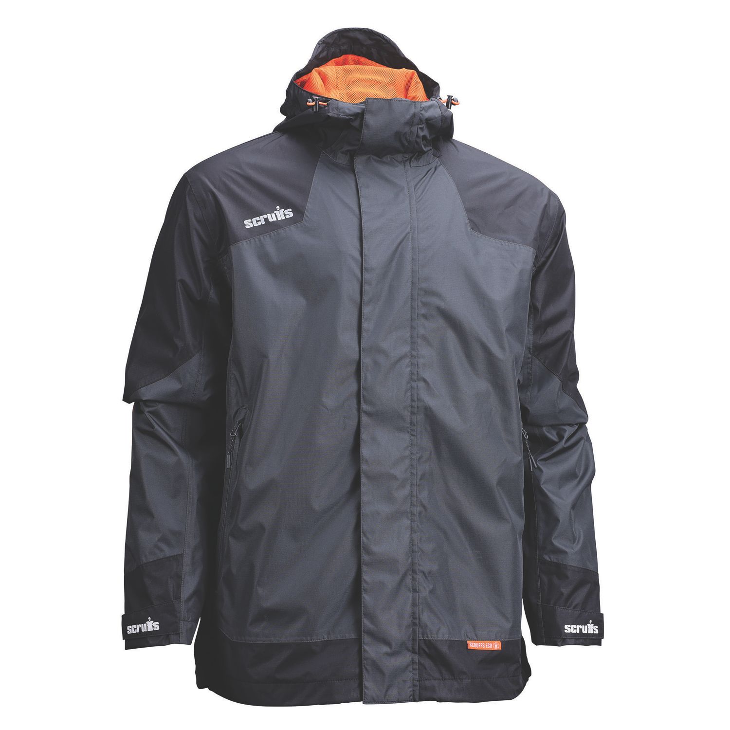 Scruffs Trade Waterproof Jacket Graphite/Black X Large 44" Chest (159RT)