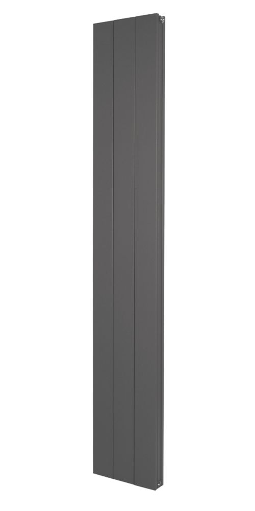 Towelrads 1800mm x 305mm 2617BTU Anthracite Vertical Designer Radiator
