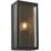 Zink Cuba Outdoor Wall Lantern Light Fitting Black/Brass