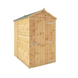 Mercia Modular 4' x 6' (Nominal) Apex Shiplap T&G Timber Shed