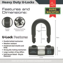 Burg-Wachter  U-Lock 11cm x 11cm