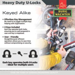Burg-Wachter  U-Lock 11cm x 11cm