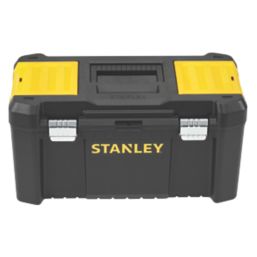 19 in. Plastic Tool Box with Metal Latches and Removable Tool Tray –  Presentation Depot