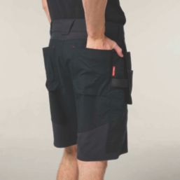 Hard Yakka Toughmaxx Lite Holster Stretch Work Shorts Black 38" W