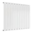 Reina Flat Single 600mm x 810mm 1946BTU White Horizontal Designer Radiator