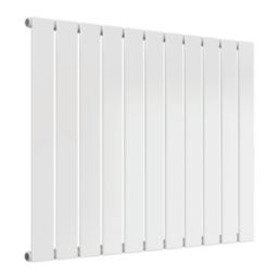 Reina Flat Single 600mm x 810mm 1946BTU White Horizontal Designer Radiator