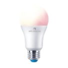 4lite  E27 A60 RGB & White LED Smart Light Bulb 8W 850lm 4 Pack