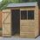 Forest  6' x 4' (Nominal) Reverse Apex Overlap Timber Shed with Base