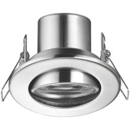 LAP Cosmoseco Tilt  Fire Rated LED Downlight Satin Nickel 5.8W 450lm