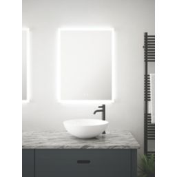 Light Tech Mirrors Markham Rectangular Illuminated Mirror With 2800lm LED Light 600mm x 800mm
