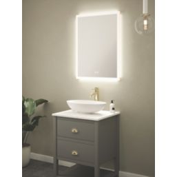 Light Tech Mirrors Markham Rectangular Illuminated Mirror With 2800lm LED Light 600mm x 800mm