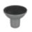 ETAL Sink Strainer Waste without Overflow Matt Black 90mm