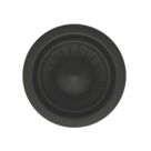 ETAL Sink Strainer Waste without Overflow Matt Black 90mm