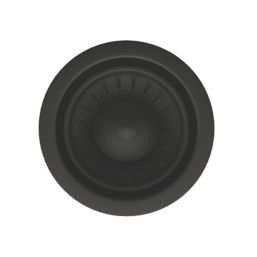 ETAL Sink Strainer Waste without Overflow Matt Black 90mm