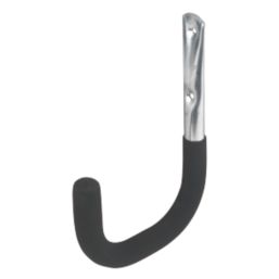 4 x 100mm EXTRA LARGE SCREW IN HOOKS HEAVY DUTY 100mm STEEL Wall