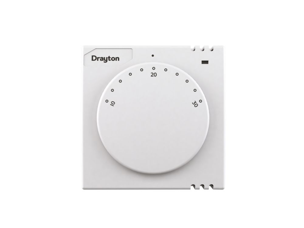 Drayton RTS2 1-Channel Wired Room Thermostat - Screwfix
