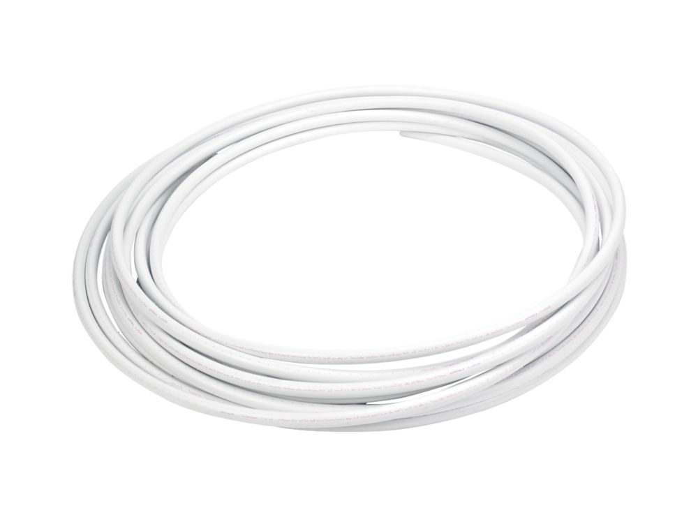 Hep2O HXX10/15W Push-Fit Polybutylene Barrier Coil Pipe 15mm x 10m White