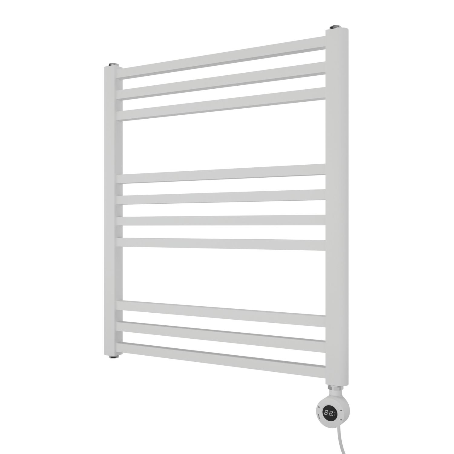 Ximax 677mm x 600mm 1024BTU White Flat Electric Towel Radiator (161AC)
