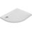 Milan Offset Quadrant Bathroom Shower Tray & Waste Right-Handed White Gloss 1200mm x 800mm x 40mm