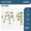 Erbauer Fibreglass 2 Step 700mm Folding Step Stool With Platform