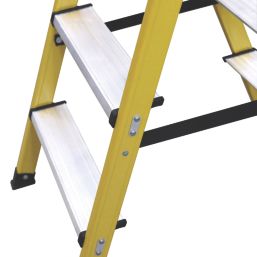 Erbauer Fibreglass 2 Step 700mm Folding Step Stool With Platform