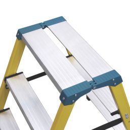 Erbauer Fibreglass 2 Step 700mm Folding Step Stool With Platform