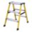 Erbauer Fibreglass 2 Step 700mm Folding Step Stool With Platform