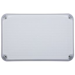 Luceco Storm Indoor & Outdoor Rectangular LED Bulkhead Grey 7W 750lm