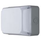 Luceco Storm Indoor & Outdoor Rectangular LED Bulkhead Grey 7W 750lm