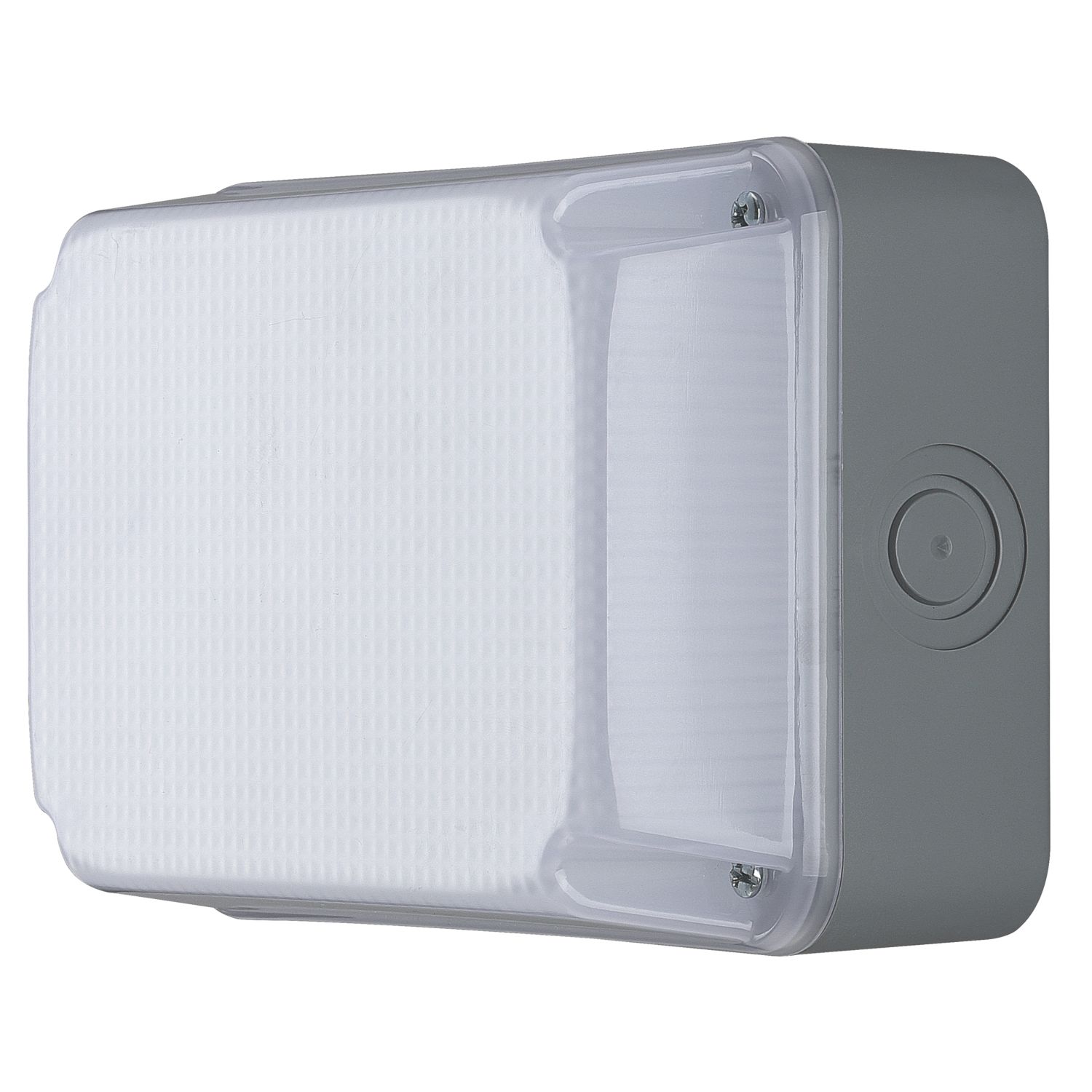 Luceco Storm Indoor & Outdoor Rectangular LED Bulkhead Grey 7W 750lm (161CC)