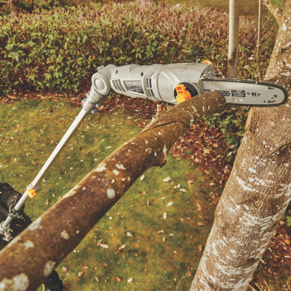 Electric chainsaw deals with extension pole