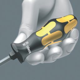 Wera 932/6 Kraftform Plus Rack Mixed Chisel Screwdriver Set 6 Pcs