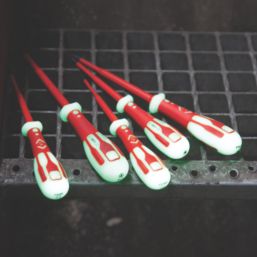 C.K Dextro Glo Slim Mixed  VDE Screwdriver Set 5 Pieces
