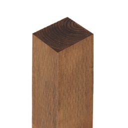 Forest Golden Brown Fence Posts 100mm x 100mm x 2400mm 3 Pack