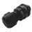 ABB Plastic Quick-Connect Cable Glands 16.2mm Black 10 Pack