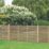 Forest  Single-Slatted  Fence Panels Natural Timber 6' x 3' Pack of 3