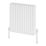 Reina 600mm x 600mm 3338BTU White Square 2 Column Radiator