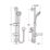 Ideal Standard Idealrain Single Function Shower Kit Chrome