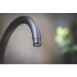 Abode Globe Aquifier 3-Way Deck Mounted Filter Tap Matt Black