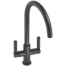 Abode Globe Aquifier 3-Way Deck Mounted Filter Tap Matt Black