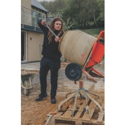 Hard Yakka Brushed Fleece Hoodie Black 2X Large 46" Chest