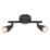 Saxby Amalfi Bar 2-Light Spotlight Matt Black
