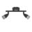 Saxby Amalfi Bar 2-Light Spotlight Matt Black