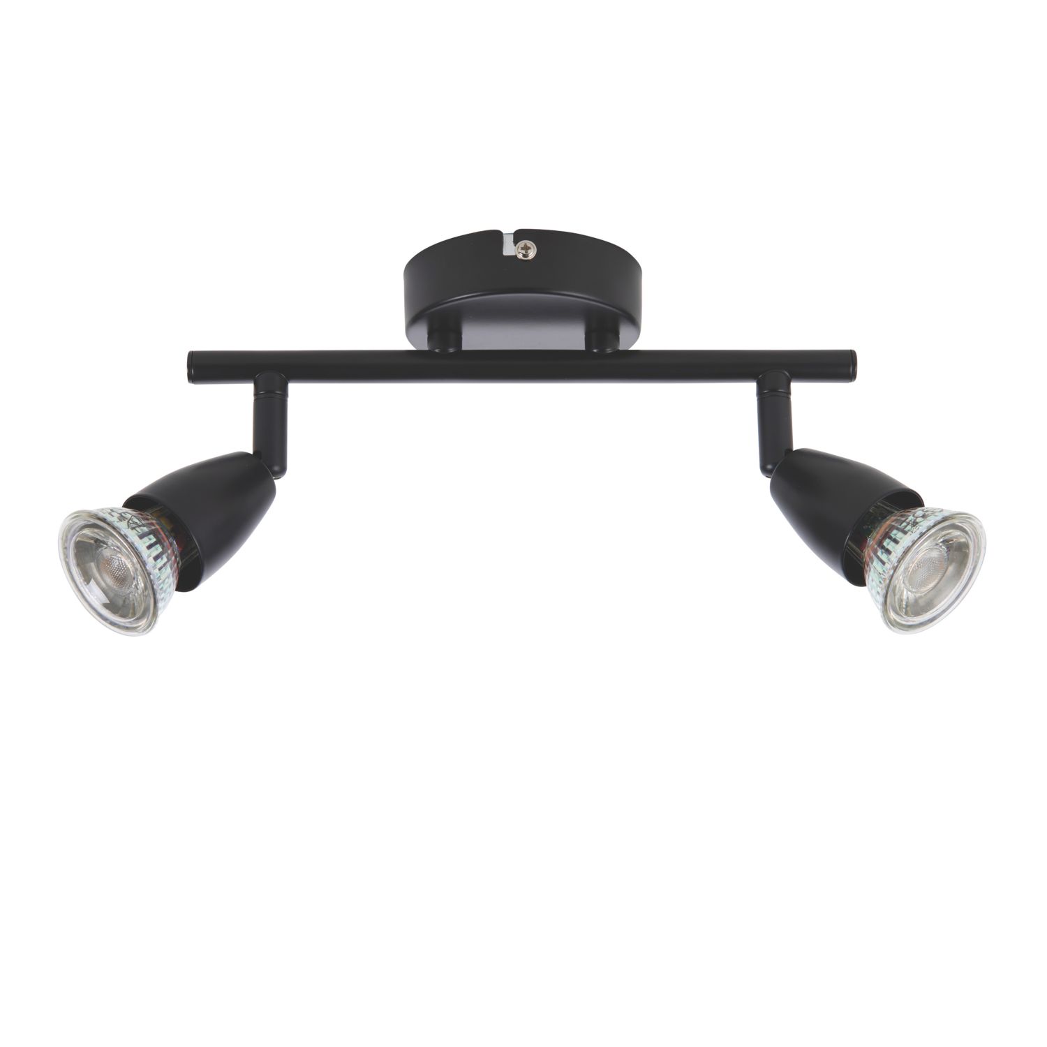 Saxby Amalfi Bar 2-Light Spotlight Matt Black (161VX)
