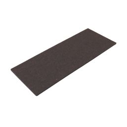 Essentials Brown Rectangular Self-Adhesive Felt Pads 200mm x 80mm 20 Pack